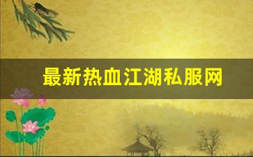 最新热血江湖私服网 (9)